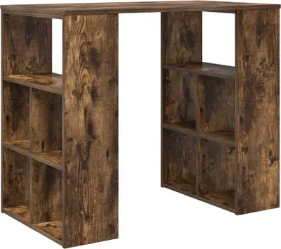 Obrázek produktu pro vidaXL Stůl z kouřového dubu 90 x 50 x 75 cm materiál na bázi dřeva
