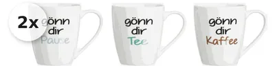 Produktbild von Becher 360ml 6er Set sortiert Gönn Dir