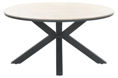 Produktbild von Garden Impressions Edison Tisch rund Ø148 cm- carbon black/ light teak Vironwood