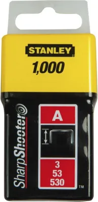 Zdjęcie produktu dla Stanley 1-TRA206T Zszywki typu A 10 mm 1000 sztuk