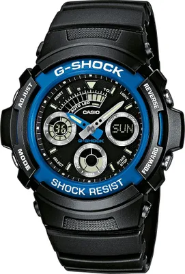 Produktbild von G-SHOCK Herrenuhr, schwarz, Casio-AW-591-2AER