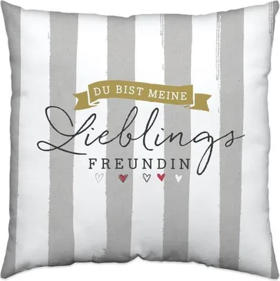 Produktbild von Kissen - Lieblingsfreundin - ca. 30 x 30 cm