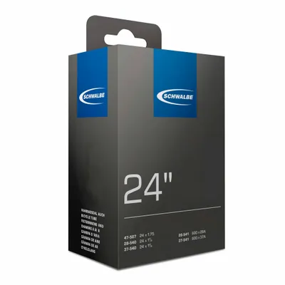 Produktbild von Schwalbe 10419310V, Schrader-Ventil, 24", 25,4 - 44,45 mm, 4 cm, Schwarz, Deutschland