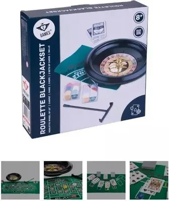 Zdjęcie produktu dla Zestaw gier kasynowych: Ruletka i BlackJack