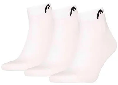 Produktbild von Head 701229017 Quarter Kurze Socken 3 Einheiten Weiß EU 39-42 Herren,Damen Weiß EU 39-42