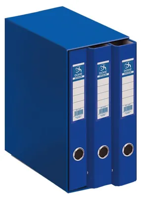Image de Classeur Oficolor Modul avec 3 compartiments - Format folio, couleur bleu