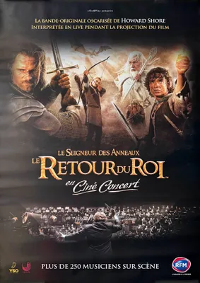 Produktbild von Der Herr der Ringe – Die Rückkehr des Königs – Filmkonzert – PLAKAT / POSTER – 80x120 cm