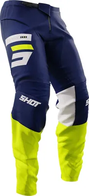 Image de Shot Devo Reflex Motocross Hose, blau/neon-gelb, 28
