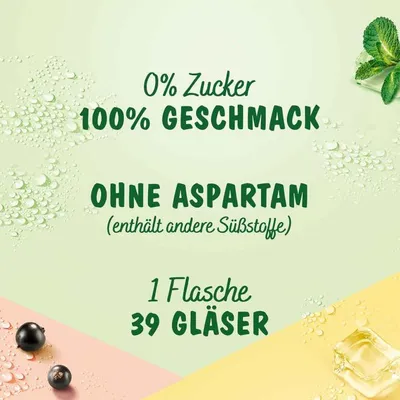 Produktbild von Teisseire Sirup Pfirsich/Peach zero Zucker 600ml - Cocktails (1er Pack)