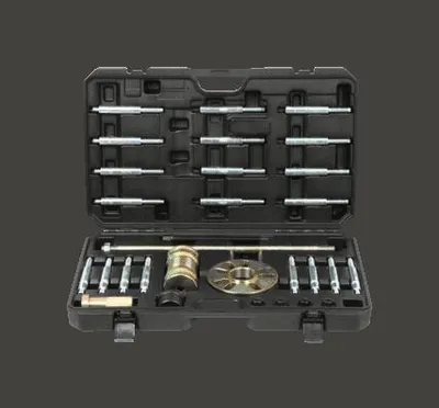 Immagine prodotto di KS TOOLS Set di estrattori universali per mozzi ruota e albero motore, 30 pezzi ( 700.1530 )