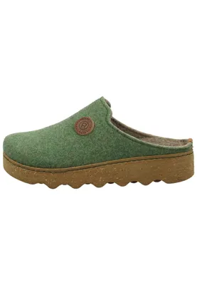 Zdjęcie produktu dla Rohde kapcie damskie kapcie z miękkiego filcu Foggia 6120, rozmiar:40 EU, kolor:Zielony