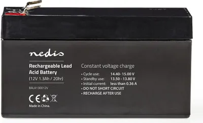 Zdjęcie produktu dla Akumulator kwasowo-ołowiowy | Kwas ołowiowy | Akumulator | 12 V | 1300 mAh