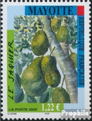 Produktbild von Briefmarken Mayotte 2002 Mi 138 (kompl.Ausg.) postfrisch Jackfruchtbaum