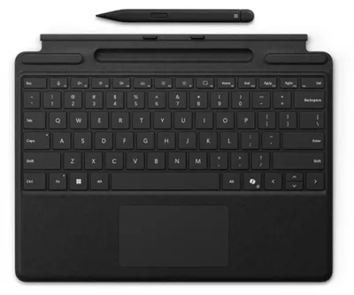 Produktbild von Microsoft Surface Pro Type Cover + SlimPen AT/DE Black