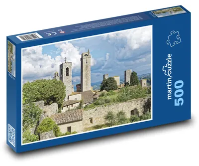 Produktbild von Puzzle 500 Italien - Toskana - martinpuzzle