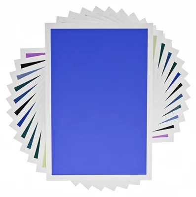 Image de Papier gravé au laser en 12 couleurs