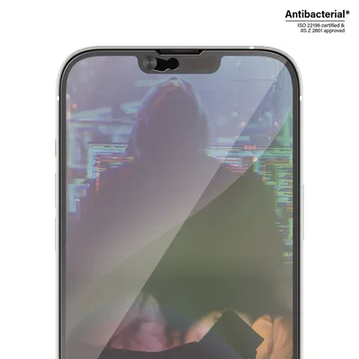 Zdjęcie produktu dla PanzerGlass Ultra-Wide Fit Szkło hartowane antybakteryjne z osłoną aparatu i pozycjonerem iPhone 14 Plus, 13 Pro Max