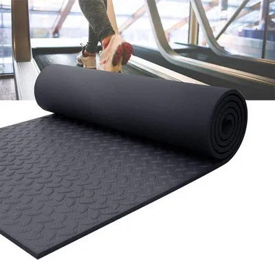 Produktbild von Laufbandmatte, 175 x 80 cm - Vibrationsdämpfungsmatte - Rutschfest - Für leises Training - Vemera