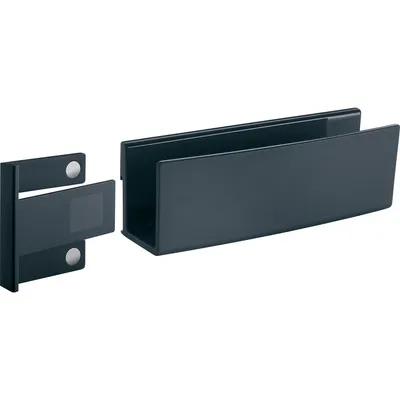 Produktbild von SIGEL GL803 Ablagefach, anthrazit, inklusive magnetischem Clip zur Anbringung an Glas-Magnettafeln / Magnetboards
