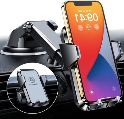 Obrázek produktu pro Silikonový držák na telefon 3 v 1 pro iPhone – protiskluzový – otočný o 360 stupňů – s ventilací – univerzální držák