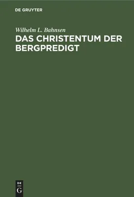 Produktbild von Das Christentum der Bergpredigt