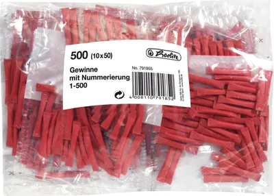 Produktbild von Herlitz 791855 - 500 Stück(e) - Rot - 500 Stück(e) - Polybag