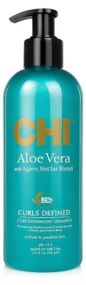 Image de CHI Aloe Vera Curls Defined Curl Enhancing Shampoo shampooing nourrissant pour cheveux bouclés 340 ml