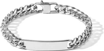 Immagine prodotto di Bracciali con piastra Comete Silver Collection Catena - uomo