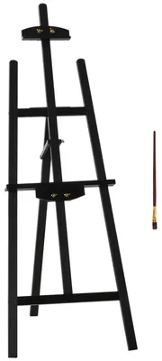 Productafbeelding van Schildersezel - Model 914-020V01Bk - Houten frame - Verstelbare hoek tot 75° - Zwart