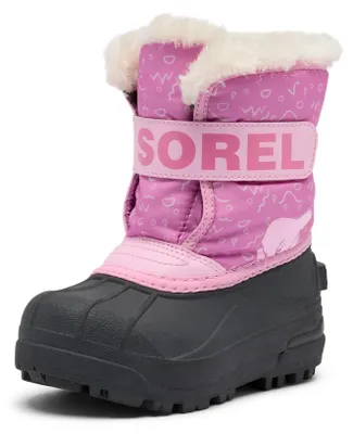 Imagen del producto de Botas para niños Sorel, modelo Snow Commander, color rosa, referencia 2114101