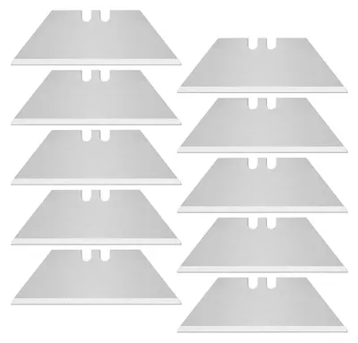 Zdjęcie produktu dla Ostrza trapezowe, grubość 0,6 mm, stal SK5, zestaw 10 sztuk