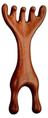 Produktbild von Sandelholzkamm mit Hirschgeweih-Design