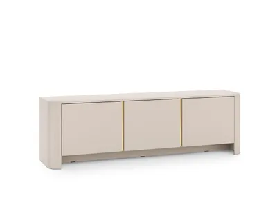 Produktbild von RTV Lowboard / TV-Schrank BARI 168 cm – Kaschmir Modernes Design mit 3 Türen