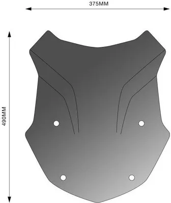 Produktbild von Windschild Plexiglas BMW R1250GS R1250GS 1G13 EURO4