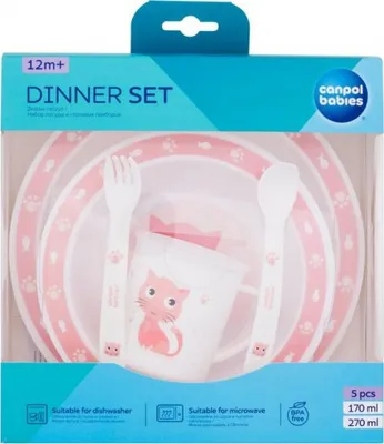 Zdjęcie produktu dla Canpol CANPOL BABIES plastikini ind ir ranki rinkinys CUTE ANIMALS, 4/401_pin