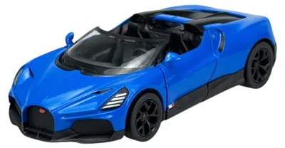Produktbild von Kinsmart Bugatti Mistral Modellauto Metall Blau 1:36