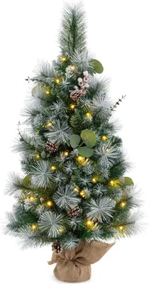 Immagine prodotto di Albero di Natale artificiale preilluminato da 90 cm con timer