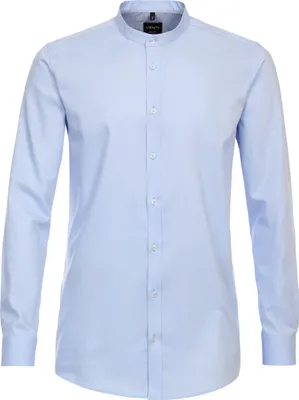 Produktbild von Venti - Body Fit - Herren Langarm Hemd (144262700), Größe:42, Farbe:Blau (102)