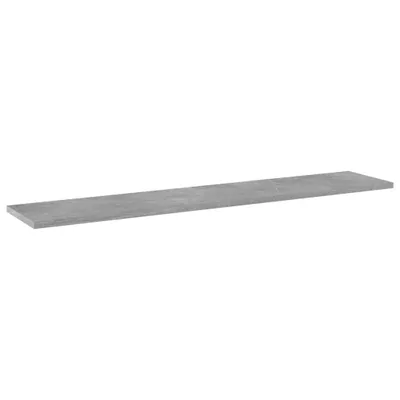 Obrázek produktu pro vidaXL Desky do knihovny 4 ks. Betonově šedé 100x20x1,5cm odvozený dřevěný výrobek