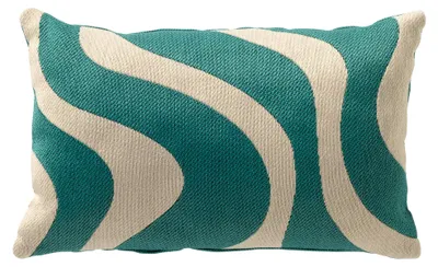 Produktbild von Dutch Decor Outdoor Dekokissen Organisch Oceane 30x50 cm Blau