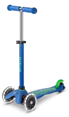 Produktbild von Micro Mobility Mini Micro Deluxe LED, Kinder, Dreiradroller, Unisex, Asphalt, 50 kg, 3 Rad/Räder