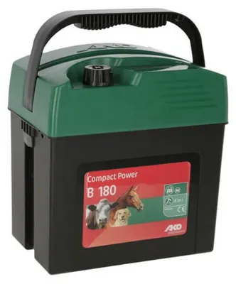 Obrázok produktu pre AKO Compact Power B180 Weidezaungerät, 9V Farbe Grün, ideal für Pferde
