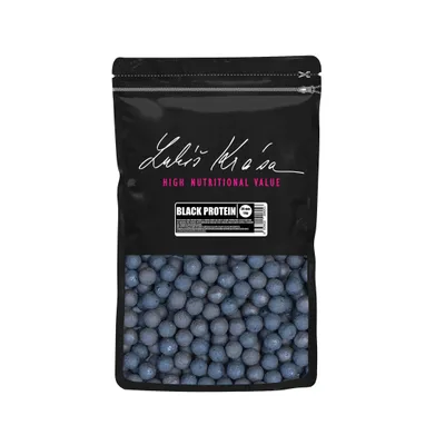 Obrázek produktu pro LK Baits boilies Lukas Krasa Boilies Black Protein 1kg Průměr: 18mm