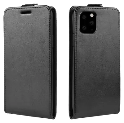 Produktbild von Mobigear Flip-Hülle für iPhone 11 Pro - 1 Kartenfach Kunstleder Schwarz