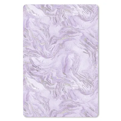 Produktbild von MuchoWow® Mauspad Mousepad Marmor - Silber - Muster 18x27 cm - Mousepads - Maus Mat - Pad - Mausunterlage