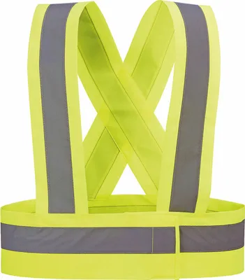 Image de Bretelles JUBA HVT Jaune Polyester Haute Visibilité - M
