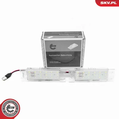 Image de ESEN SKV 72SKV533 Éclairage de plaque d'immatriculation droite et gauche pour OPEL Corsa D berline (S07) LED