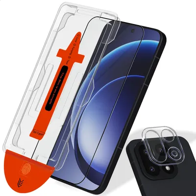 Zdjęcie produktu dla 1-pak OnePlus 15 Szkło ochronne na ekran & 1-pak ochrona obiektywu - Szkło hartowane | [Automatyczna instalacja] - Bez bąbelków