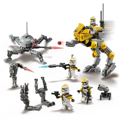 Produktbild von LEGO Star Wars Klonsoldaten des 327. Sternenkorps Battle Pack - Spielzeug für Kinder ab 7 Jahren - Minifiguren zum Bauen und Sammeln - Kreatives Geschenk für Jungen und Mädchen - 75431