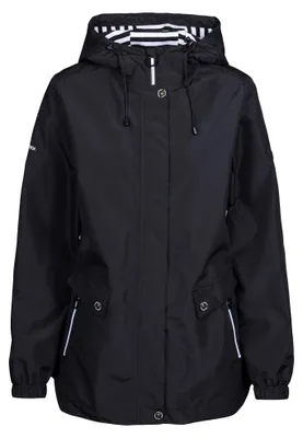 Image de Veste Trespass « Flourish », imperméable, pour femme TP6991 (M) (noir)